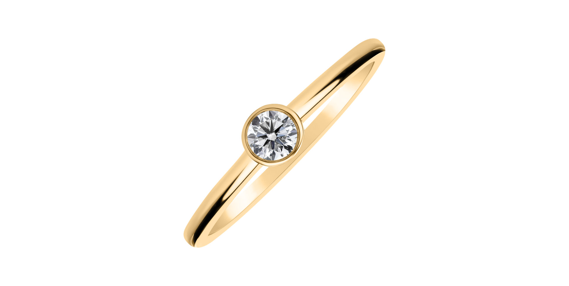 Prsten s diamantem Seductive Glow
