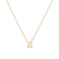 Náhrdelník s diamantem Flat Line R4