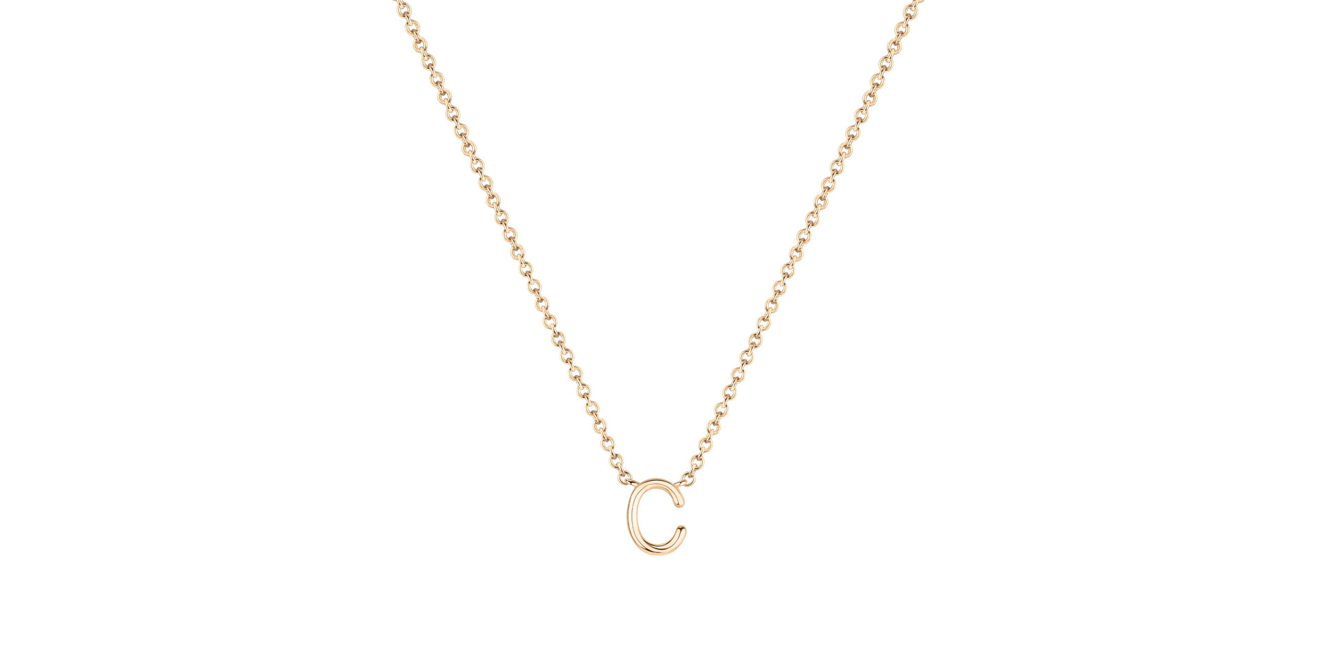 Náhrdelník s diamantem Round Line C