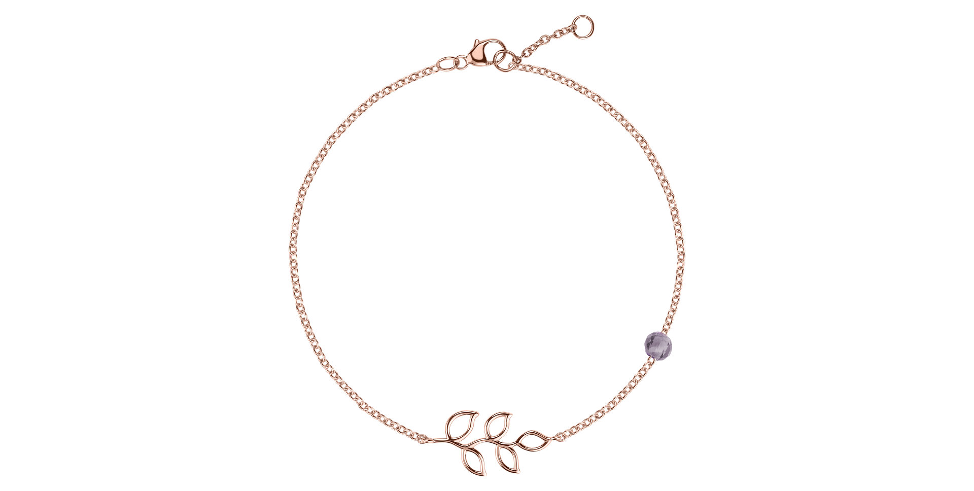 Náramek s růženínem Fabiene