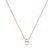 Náhrdelník s diamantem Round Line B4