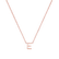 Náhrdelník s diamantem Round Line E4