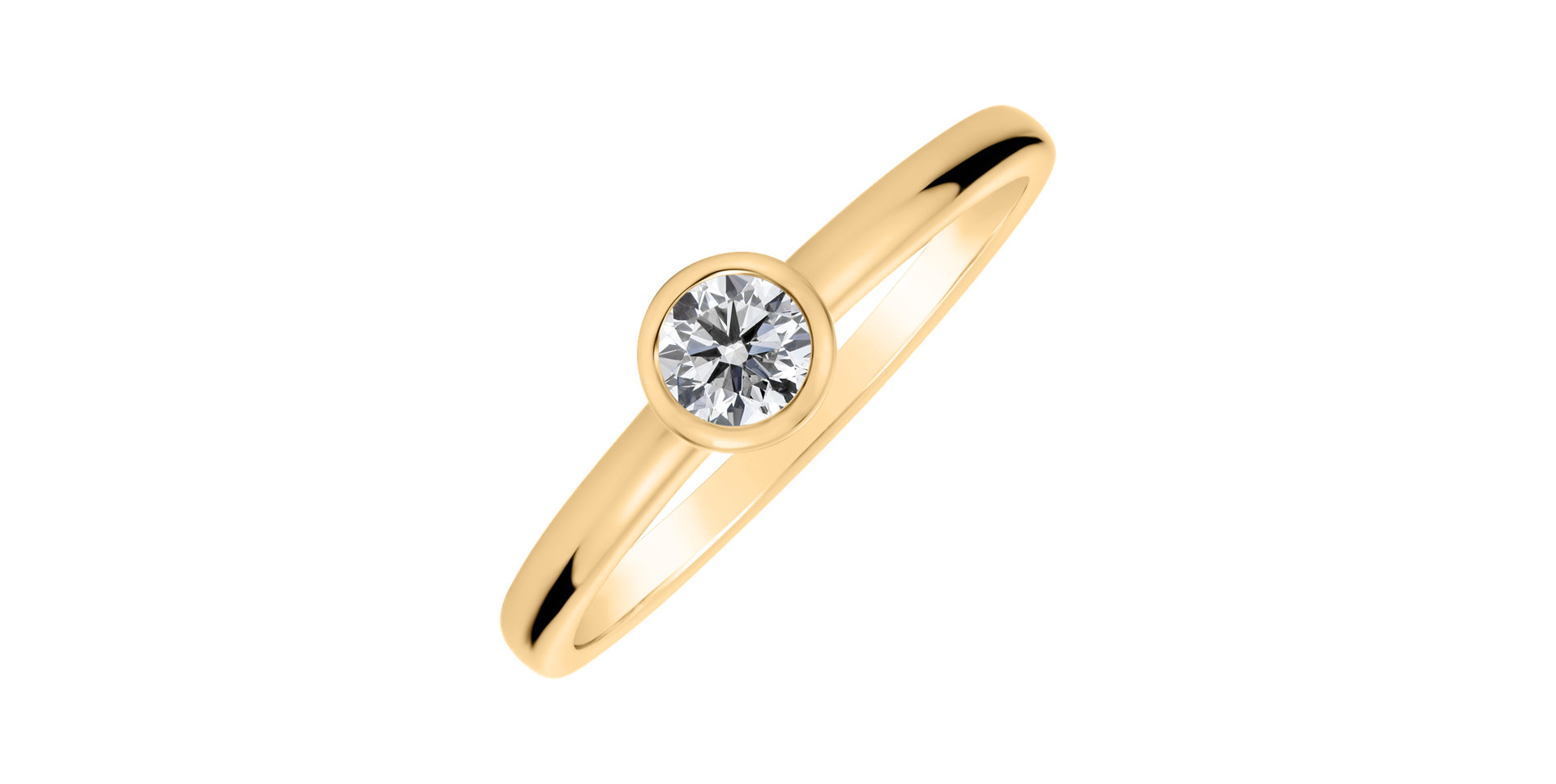 Prsten s diamantem Seductive Glow
