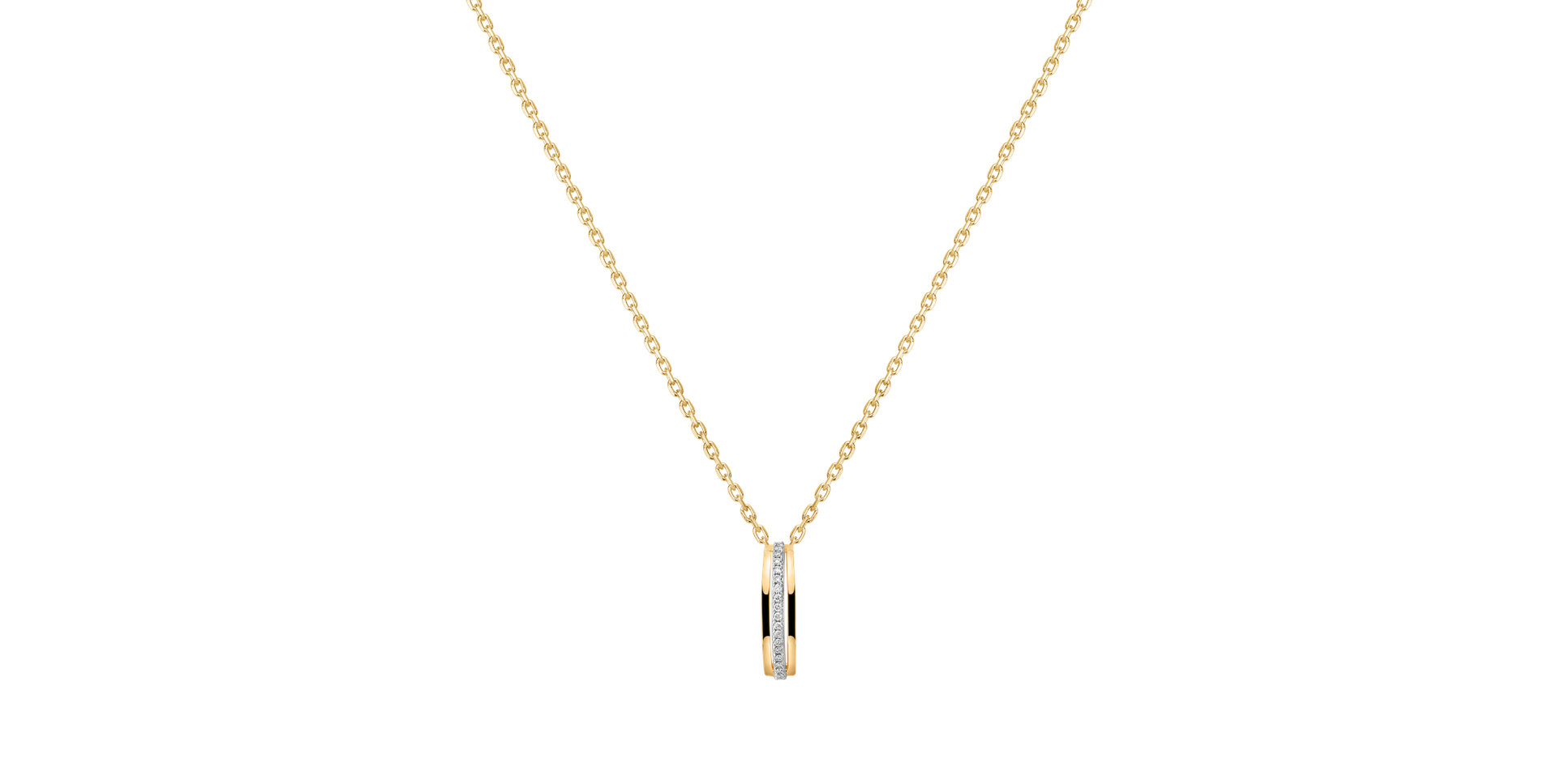 Přívěsek s diamanty Elegant Line