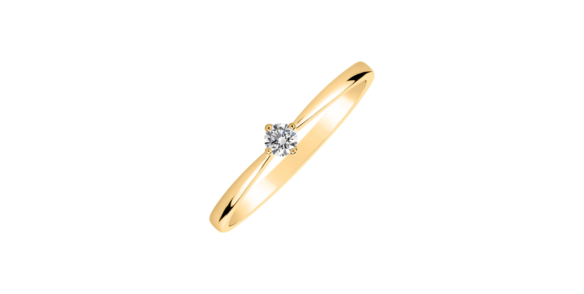 Prsten s diamantem Love Glow