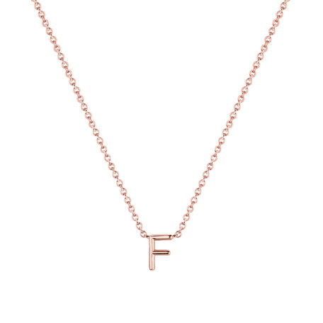 Náhrdelník s diamantem Round Line F