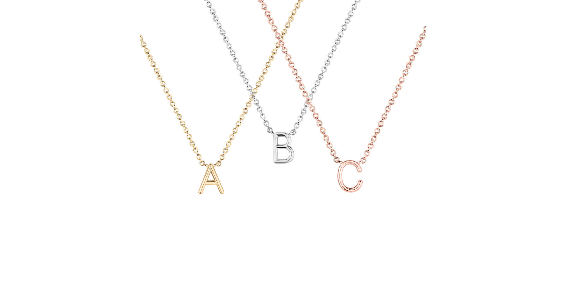 Náhrdelník s diamantem Round Line Q