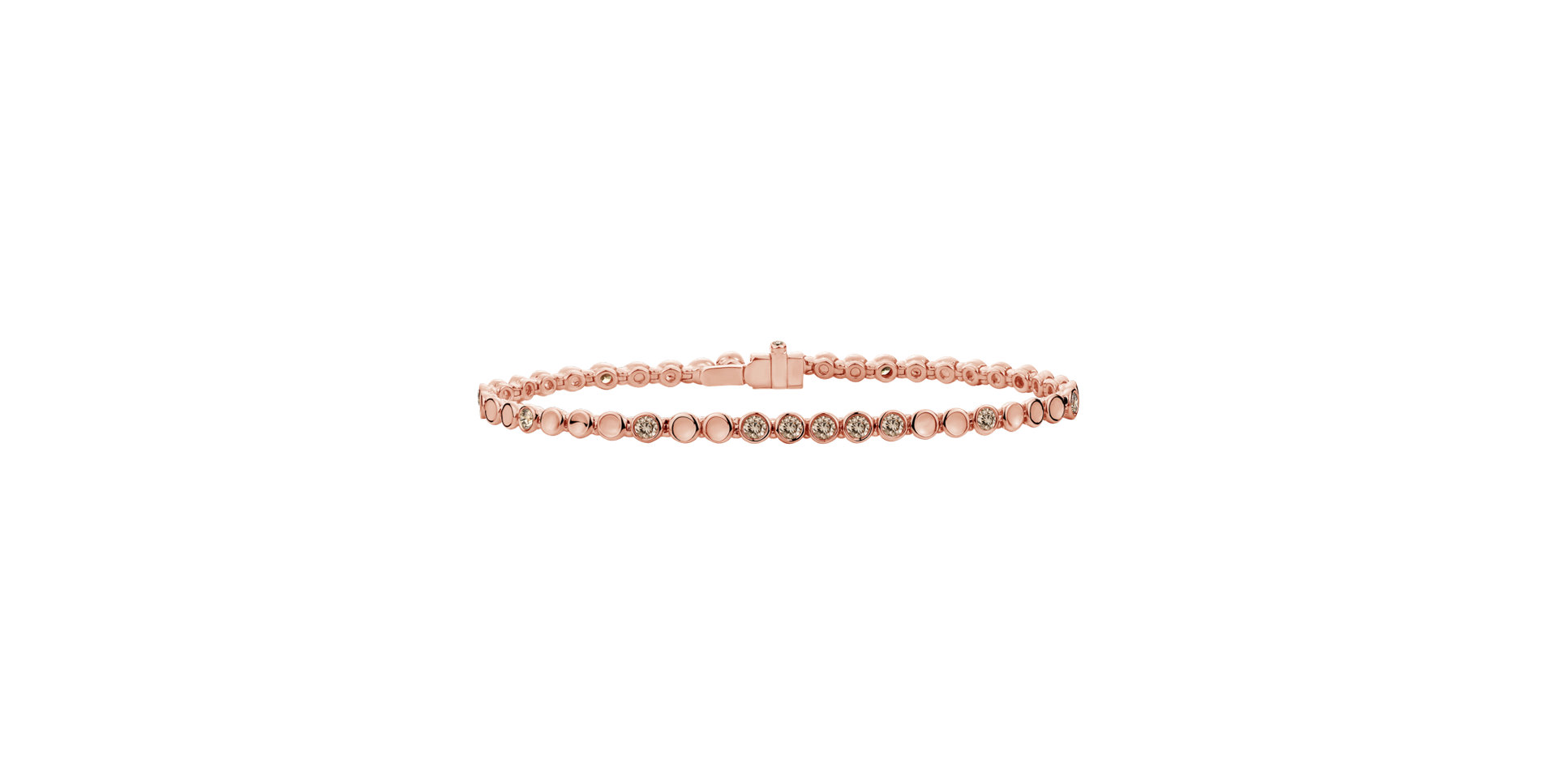 Náramek s hnědými diamanty Essential Brilliance