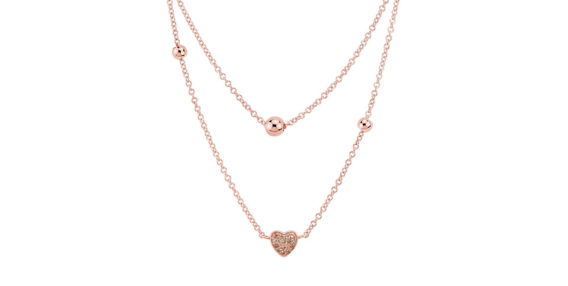 Náhrdelník s diamanty Elegance Letter