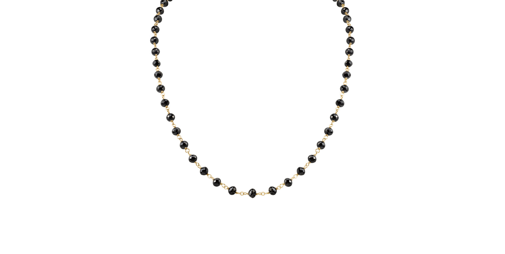 Náhrdelník s diamanty Dark Melody