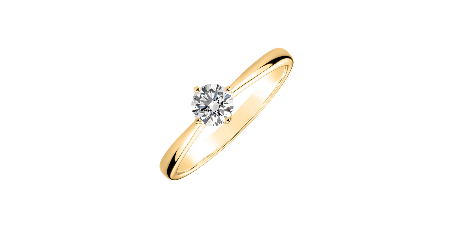 Prsten s diamantem Love Glow