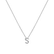 Náhrdelník 14kt bílé zlato s diamantem Glittering Letter S4