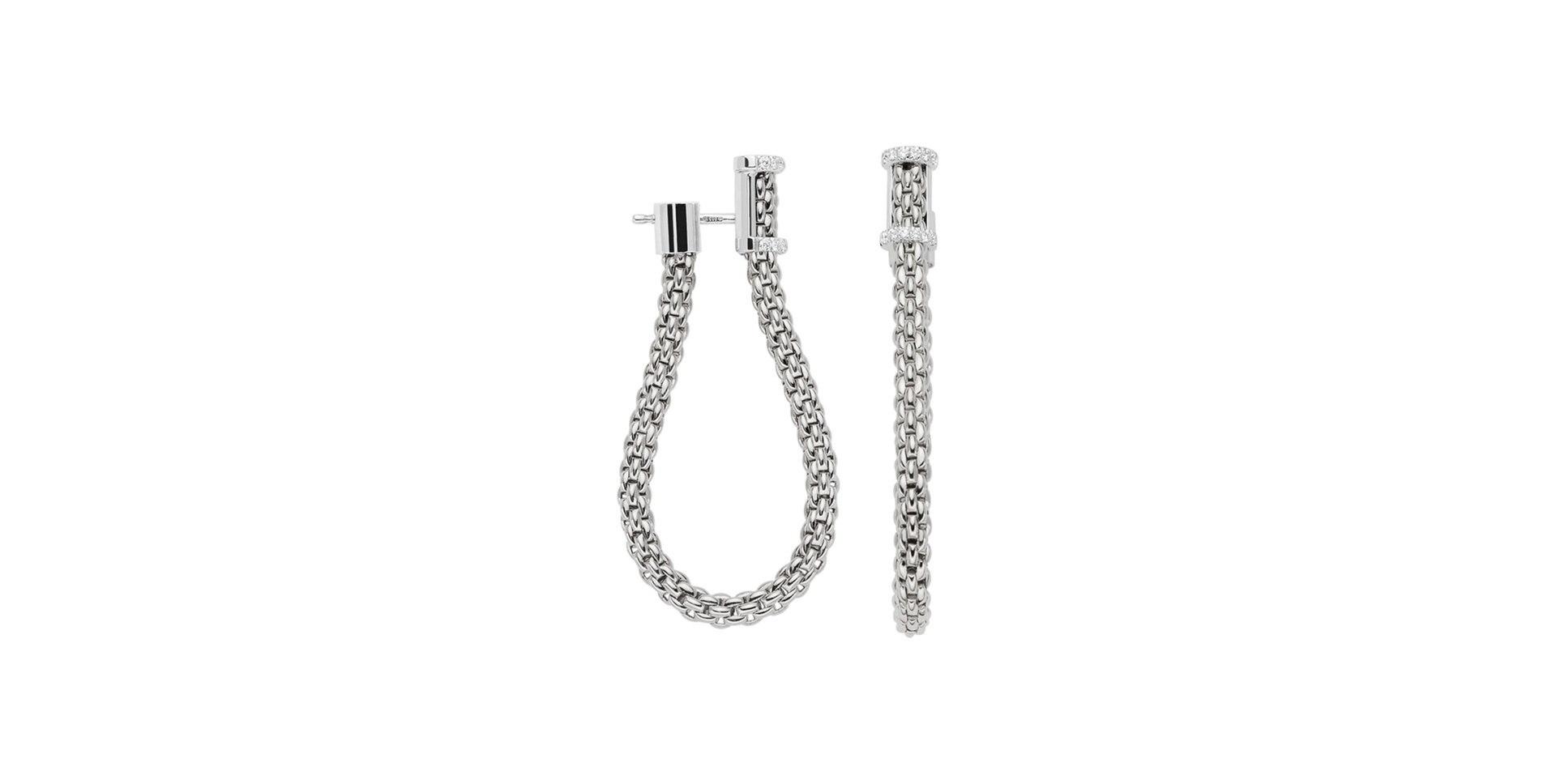 Náušnice s diamanty Flex'it