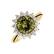 Prsten s diamanty a peridotem Stellar Sun4