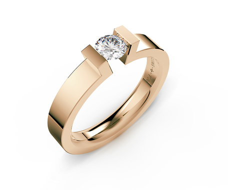 Prsten s diamantem Spannring HighEnd C