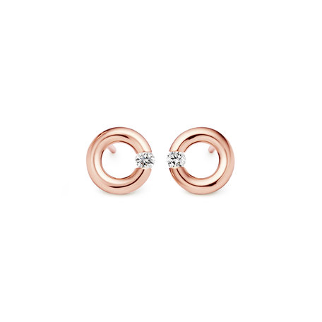Náušnice s diamantem Spannring Earrings
