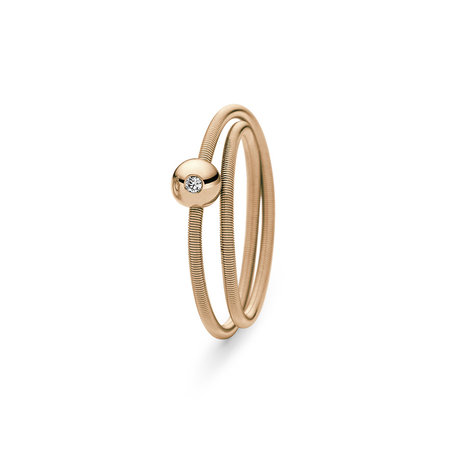 Prsten s diamantem Colette ring 2 windings