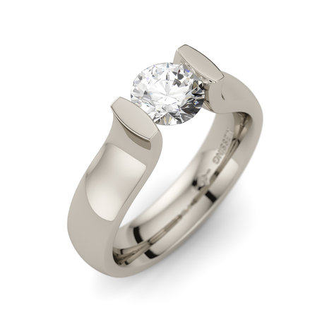 Prsten s diamantem Spannring Lucia