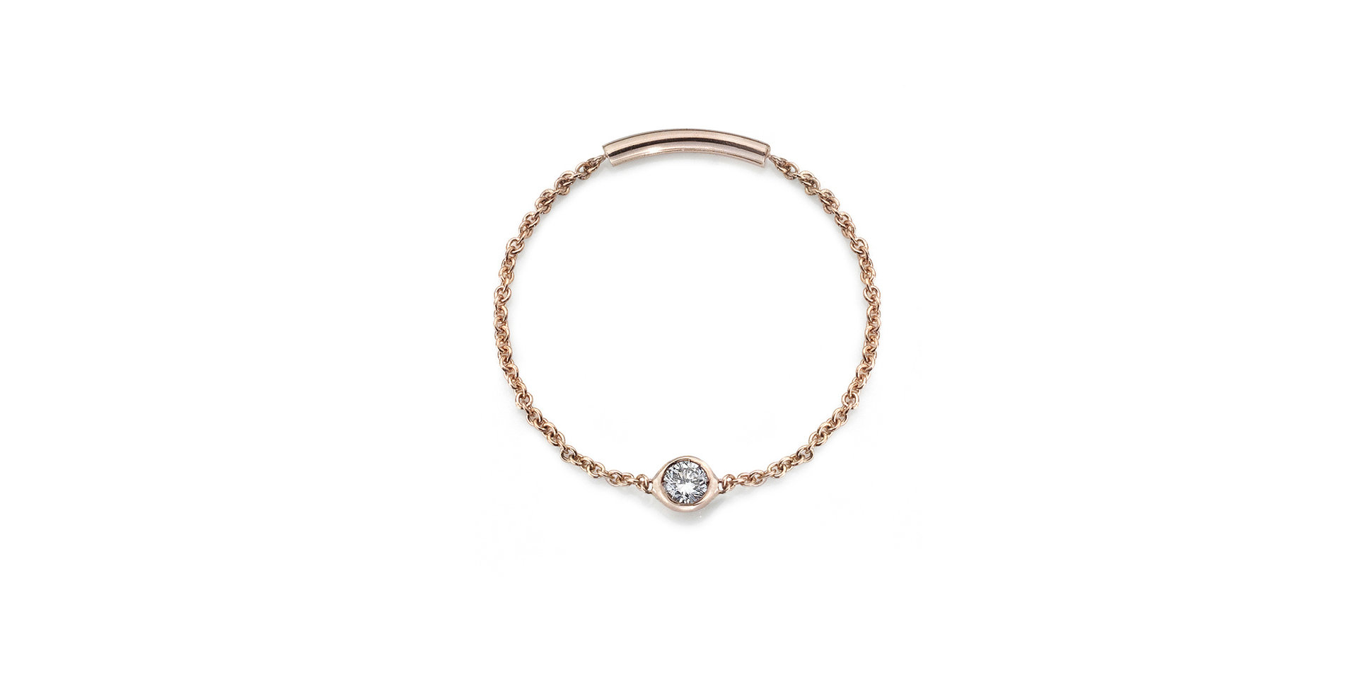 Prsten s diamantem Solitaire