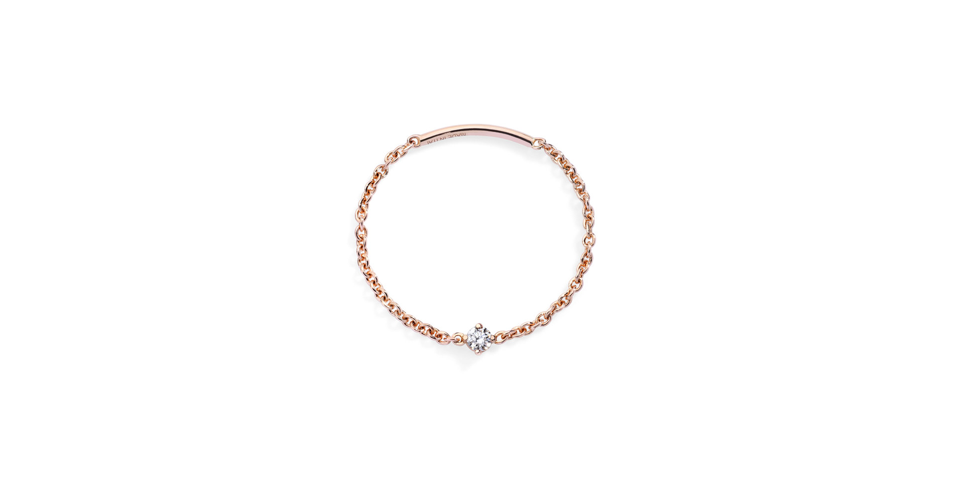 Prsten s diamantem Solitaire