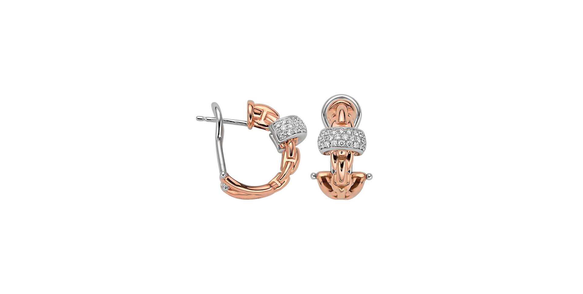 Náušnice s diamanty Prima