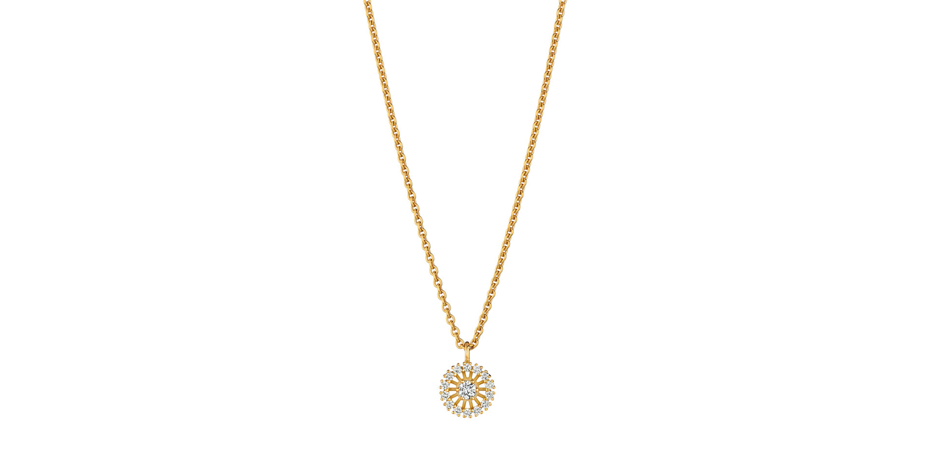 Náhrdelník s diamanty Swing Boho