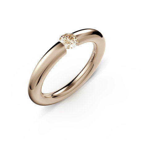 Prsten s diamantem Spannring