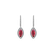 Náušnice s rubínem a diamanty Red Leafs5