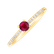 Prsten s rubínem a diamanty Gem Simplicity5