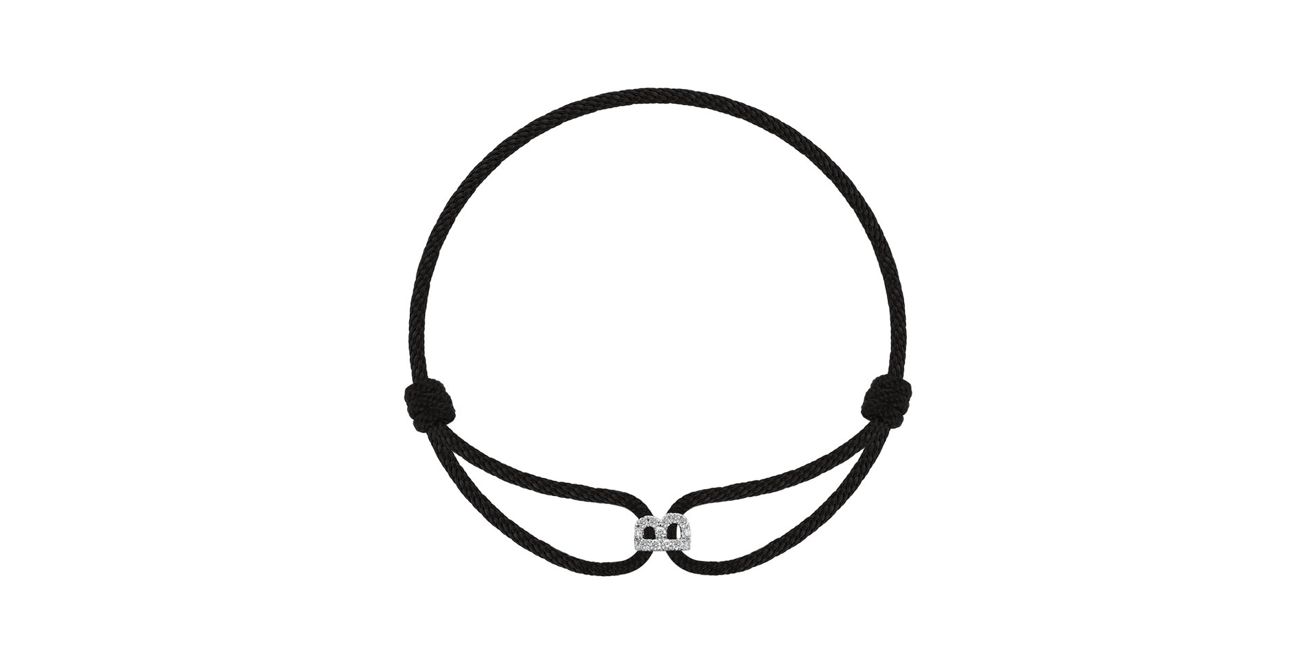 Náramek s diamanty Alphabet Delight