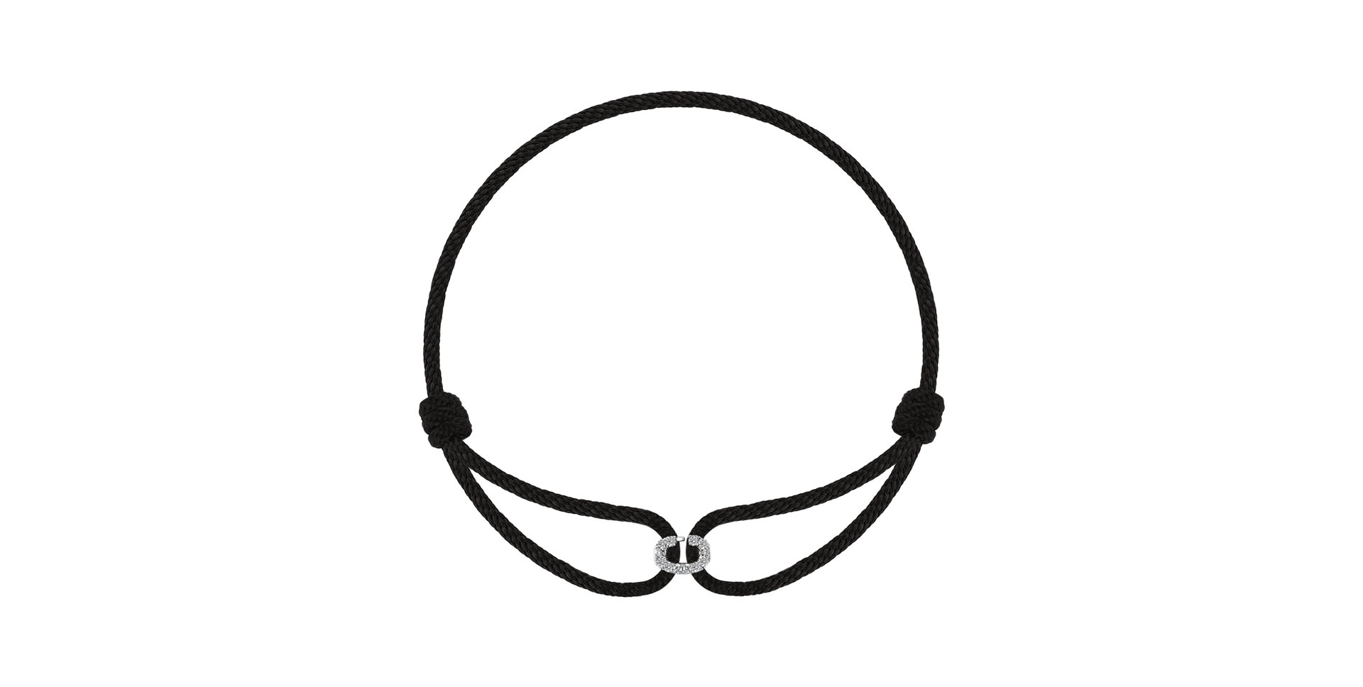 Náramek s diamanty Alphabet Delight