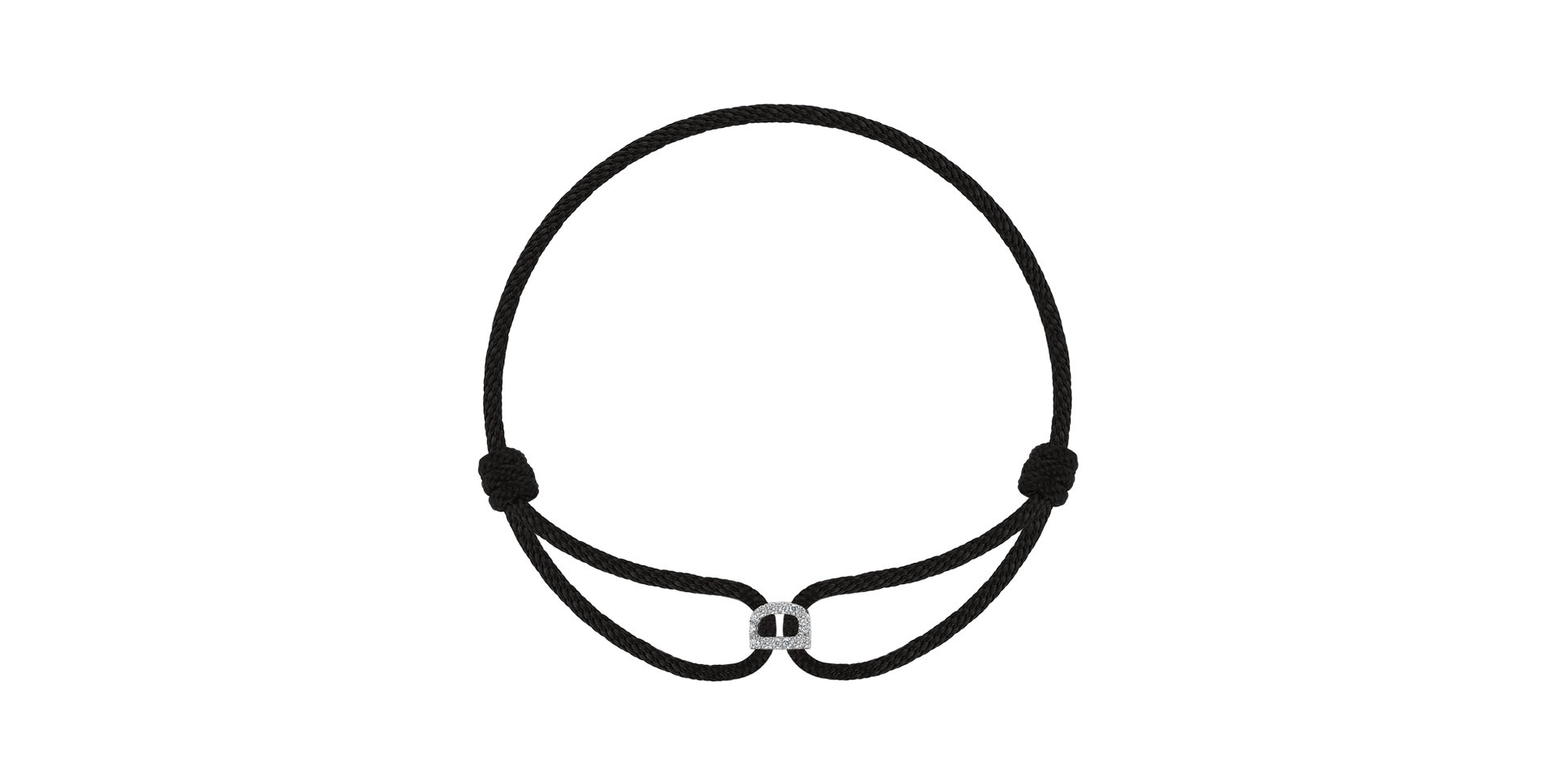 Náramek s diamanty Alphabet Delight