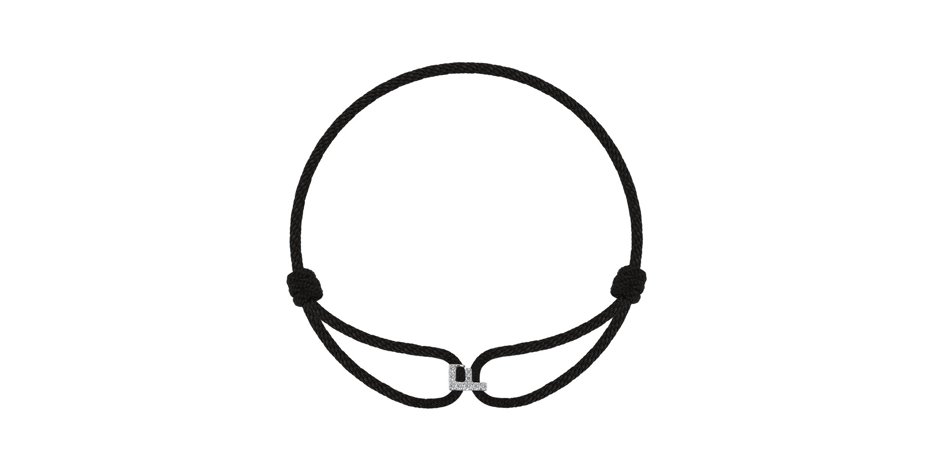 Náramek s diamanty Alphabet Delight