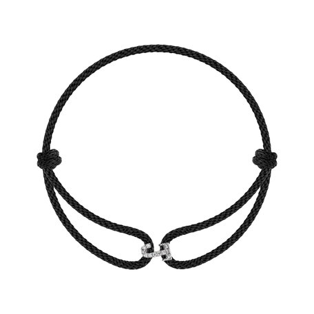 Náramek s diamanty Alphabeth Delight