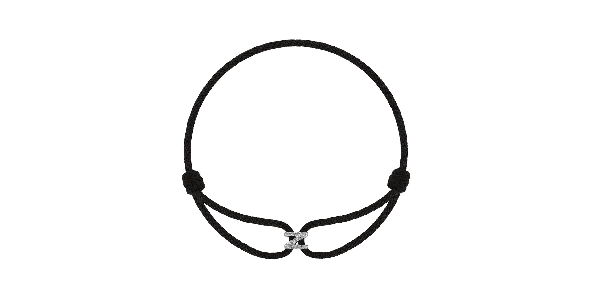 Náramek s diamanty Alphabet Delight