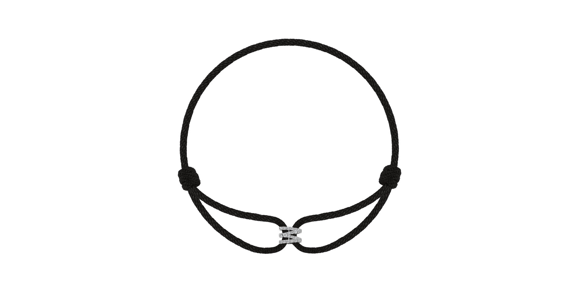 Náramek s diamanty Alphabet Delight