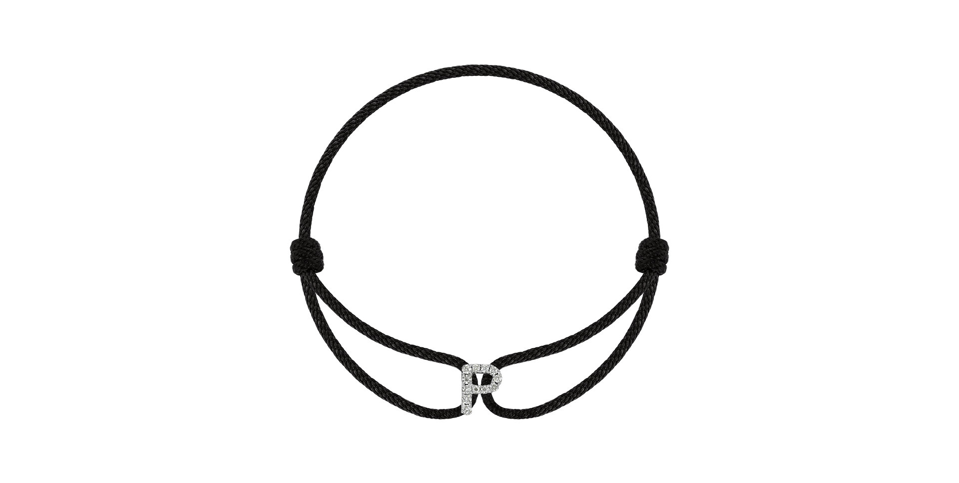 Náramek s diamanty Miracle Alphabet