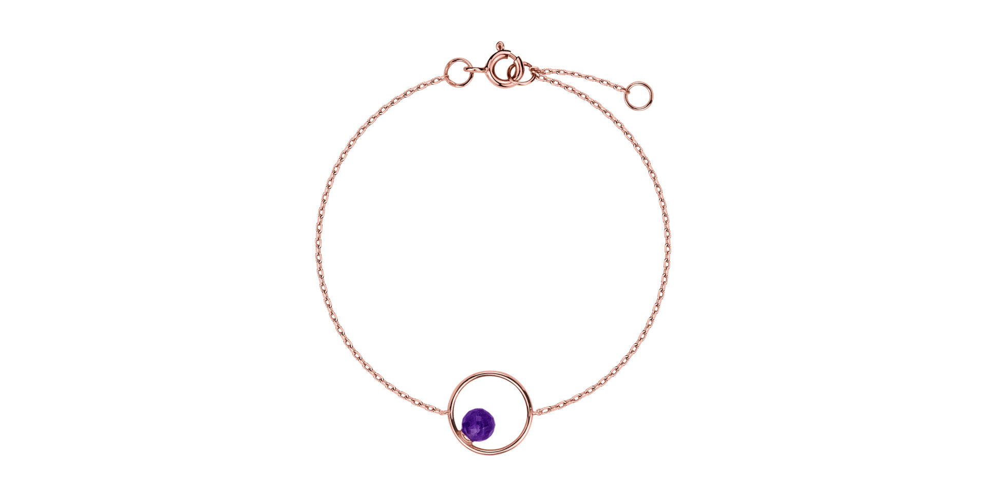 Náramek s ametystem Purple Dream