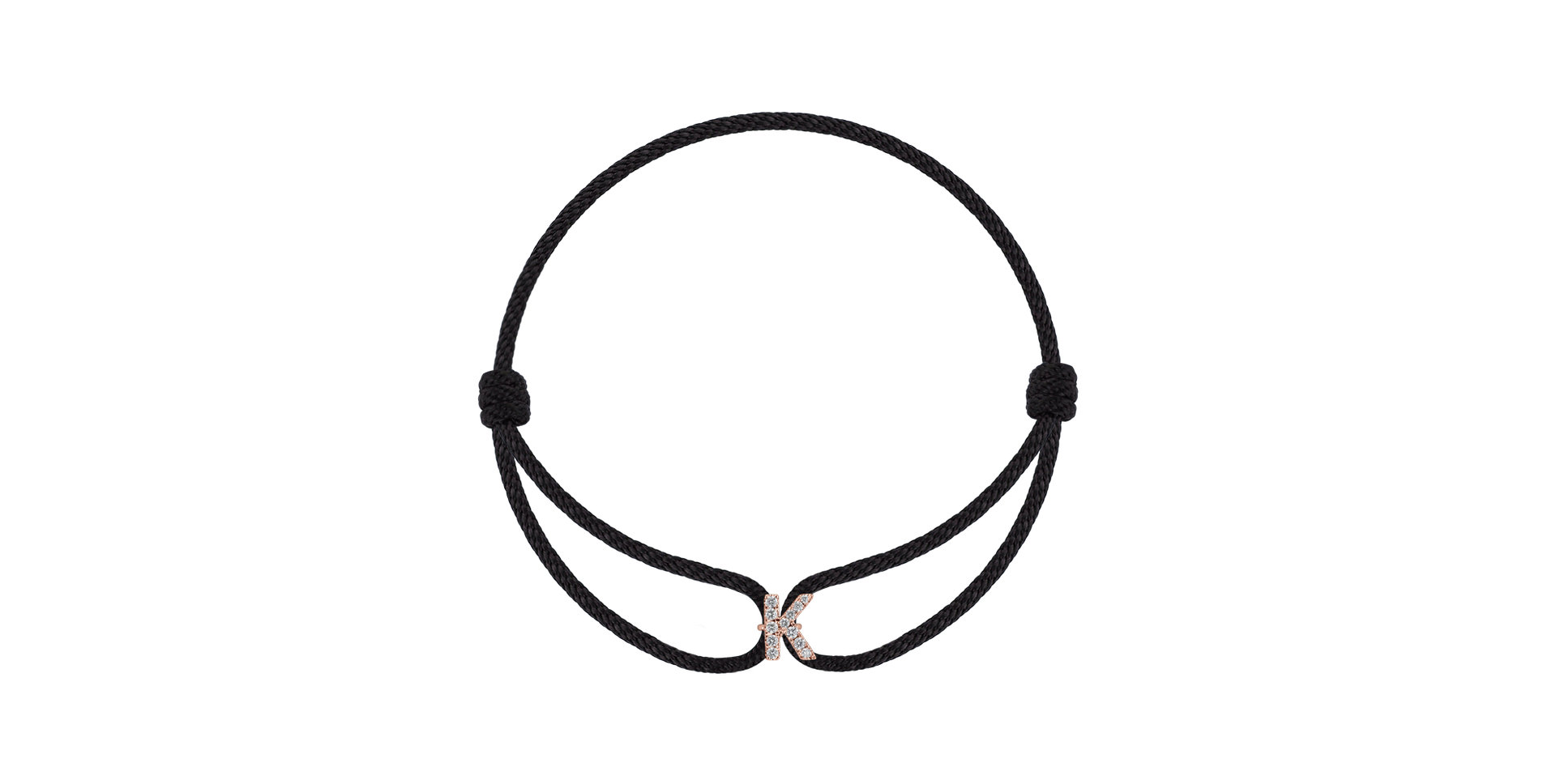 Náramek s diamanty Miracle Alphabet