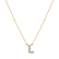 Náhrdelník s diamantem Shiny Alphabet4