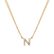 Náhrdelník 14kt žluté zlato s diamantem Shiny Alphabet3