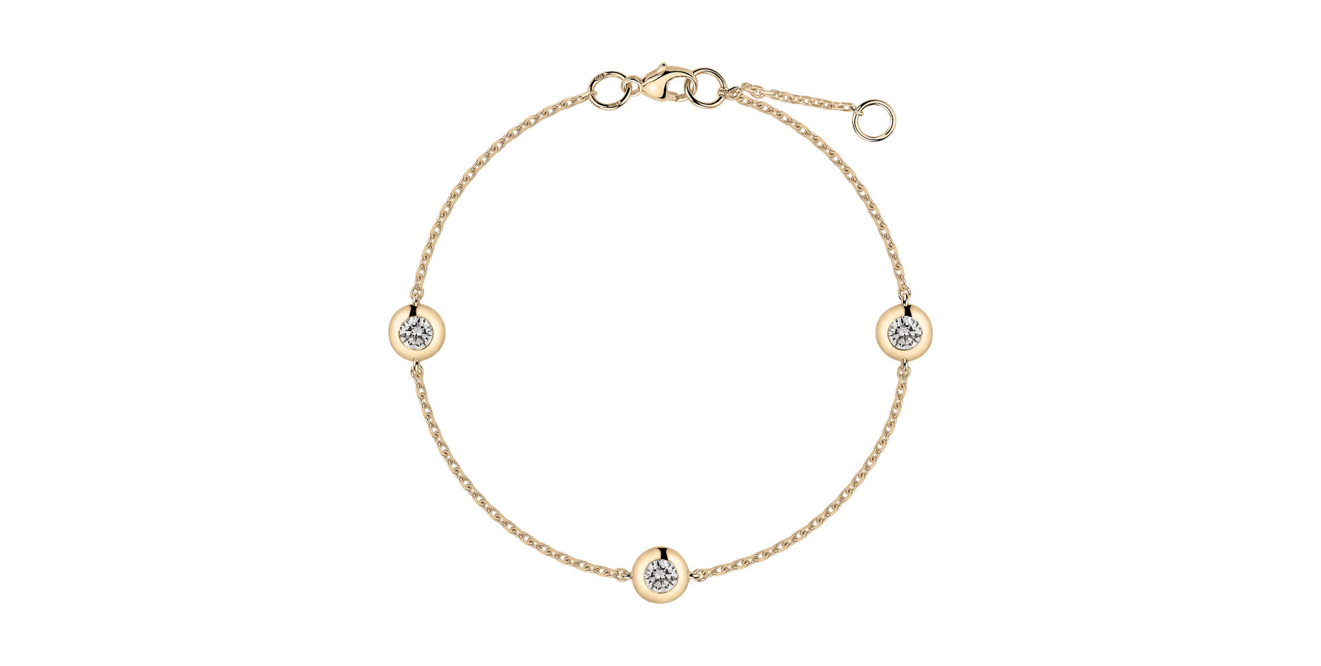 Náramek s diamanty Sparkling Dot