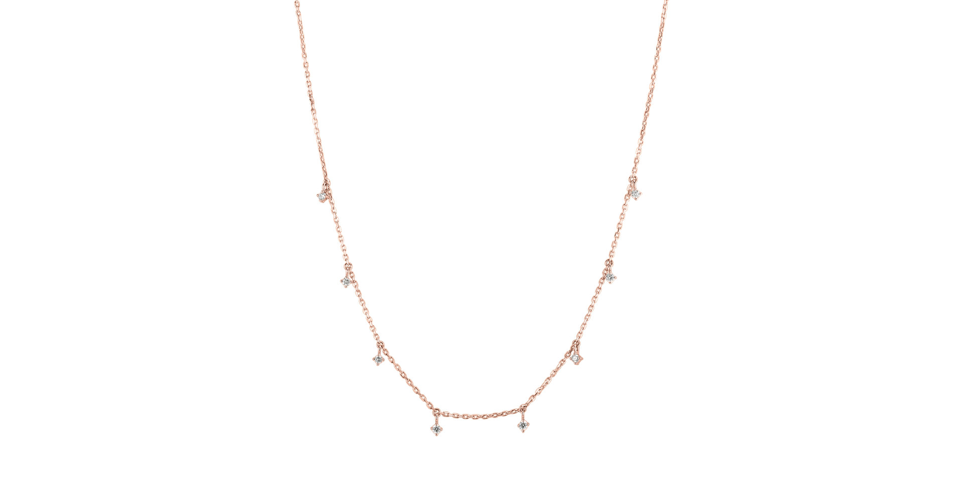 Náhrdelník s diamanty Disco Diva