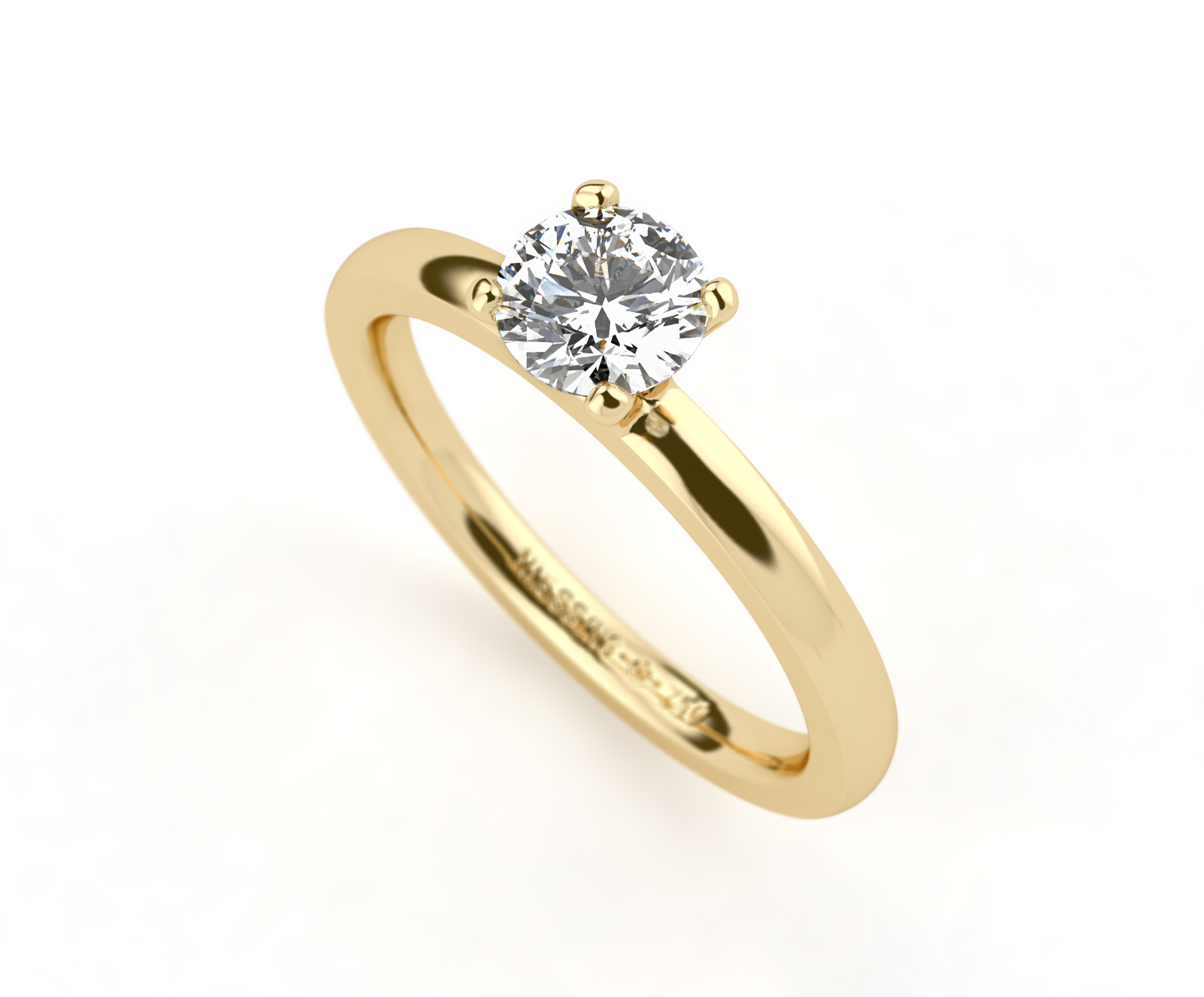 Halada Timber Prsten s diamantem Amatis 4 prongs | Halada