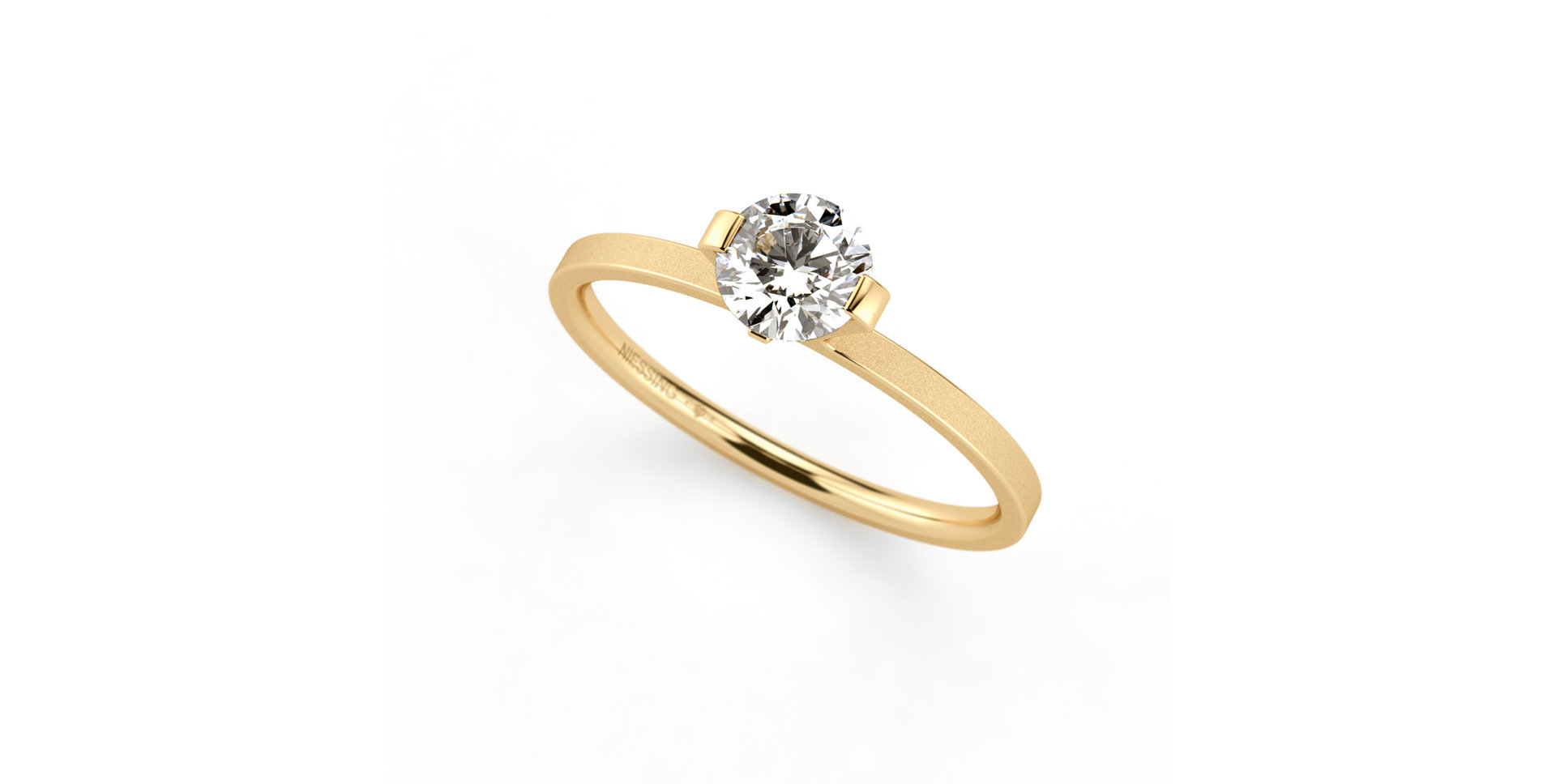 Prsten s diamantem Princess