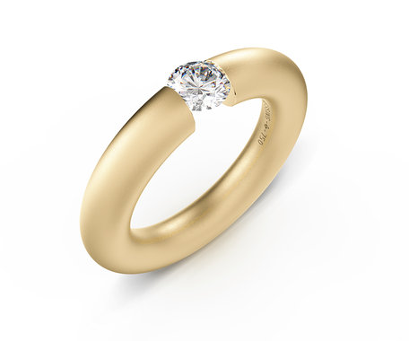 Prsten s diamantem Spannring Round
