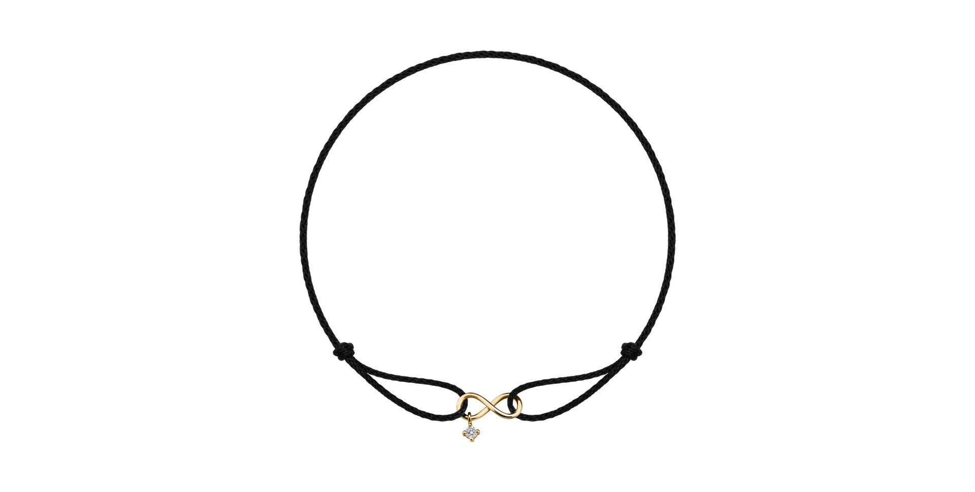 Náramek s diamantem Soulful Infinity