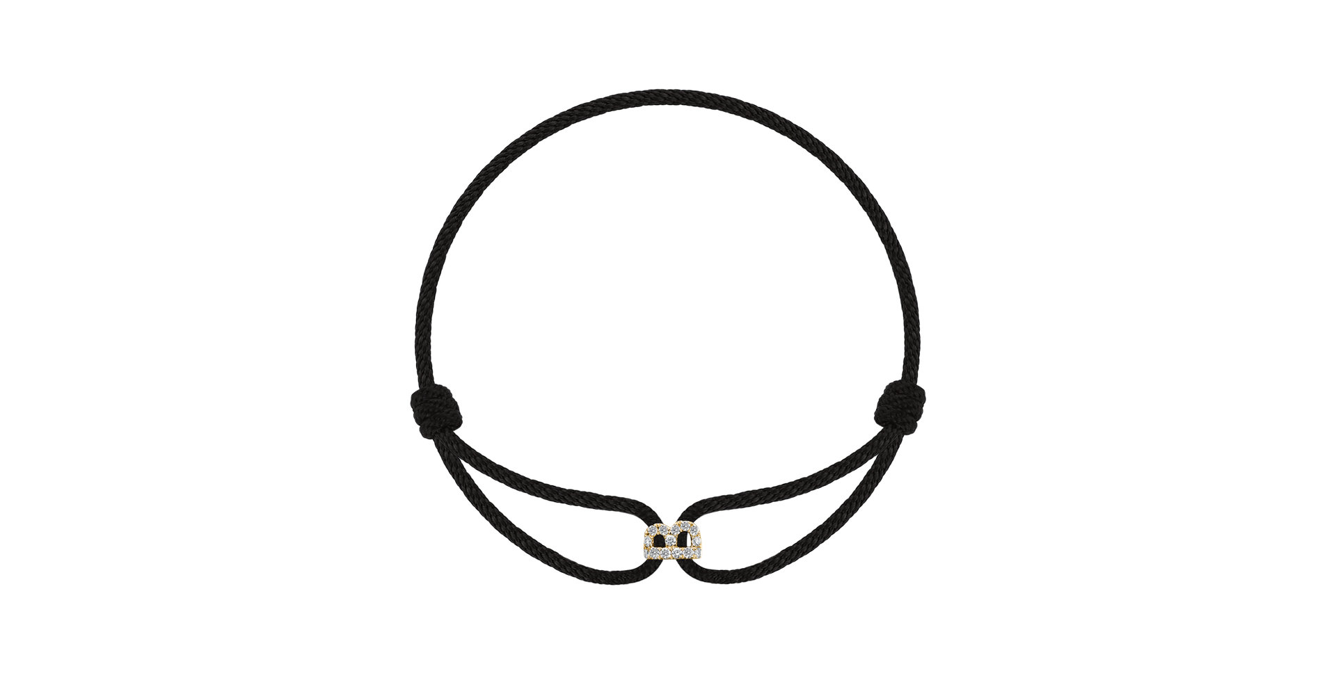 Náramek s diamanty Alphabet Delight