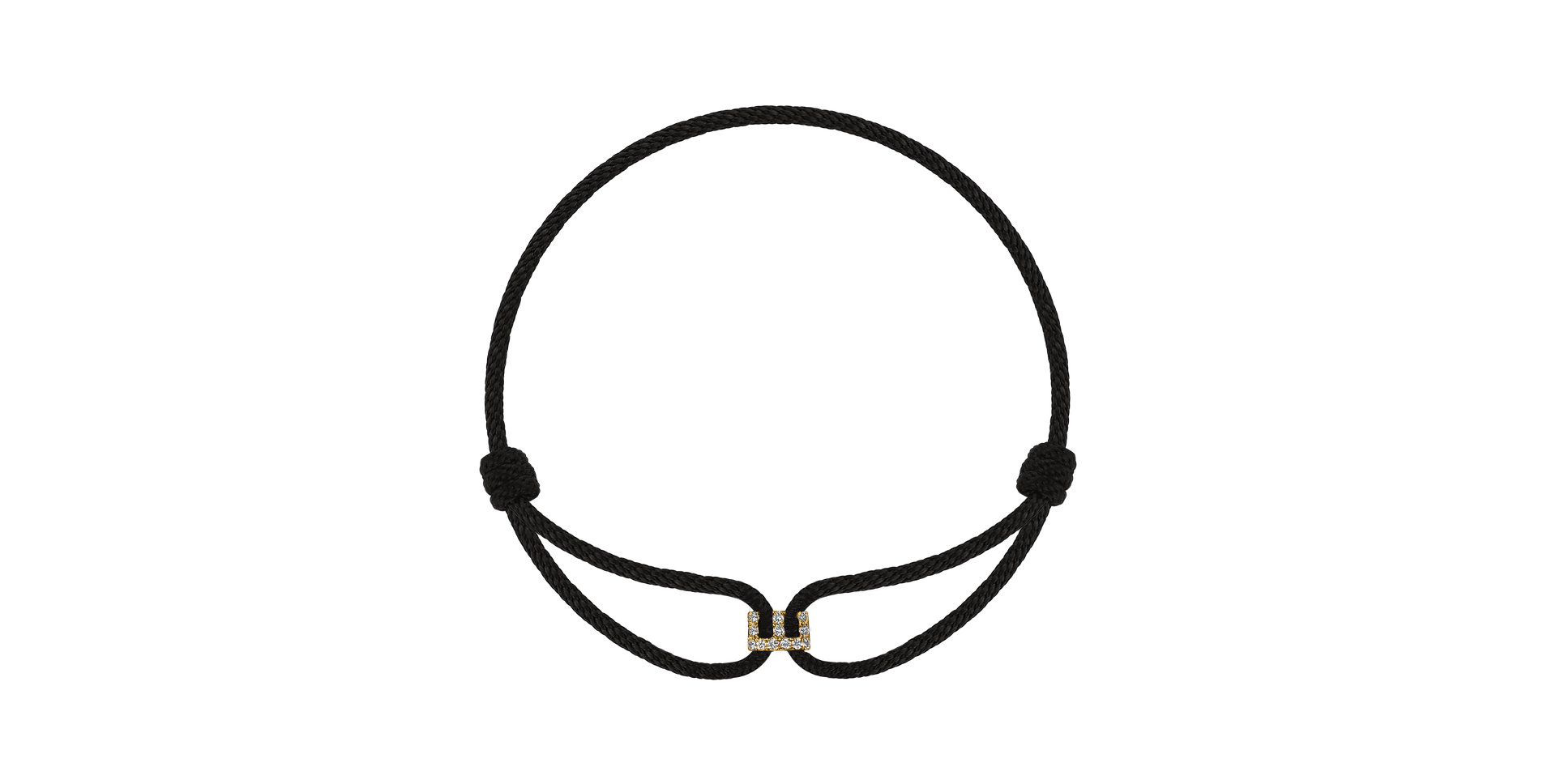 Náramek s diamanty Alphabet Delight