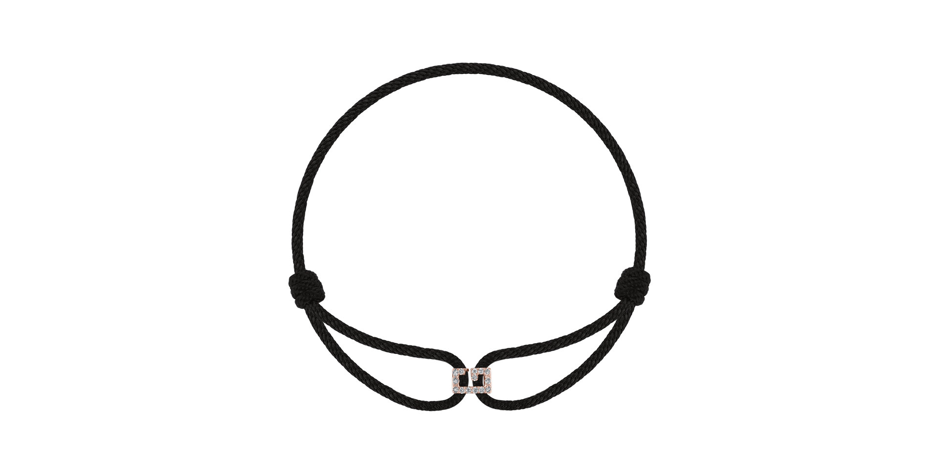 Náramek s diamanty Alphabet Delight